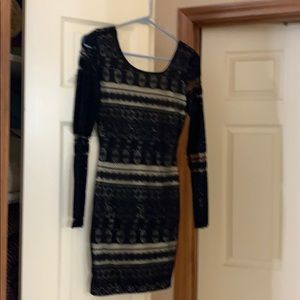 Black dress with flesh lining ! Never worn !